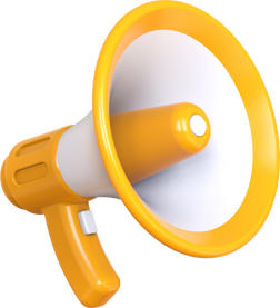 3D Megaphone Illustration